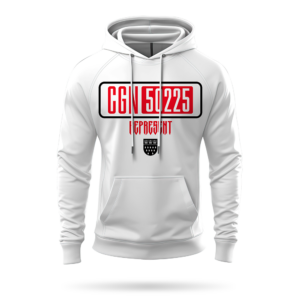 CGN REPRESENT HOODIE WEISS ROT SCHWARZ