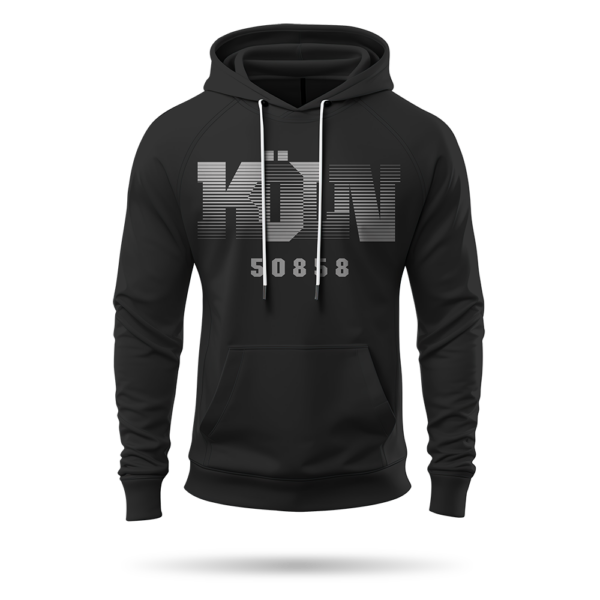 KÖLN 50858 HOODIE VRLF SCHWARZ WEISS
