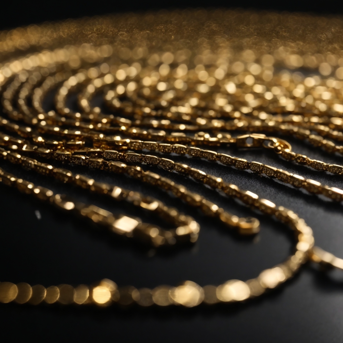 Melouvi Necklace F Haevy Gold