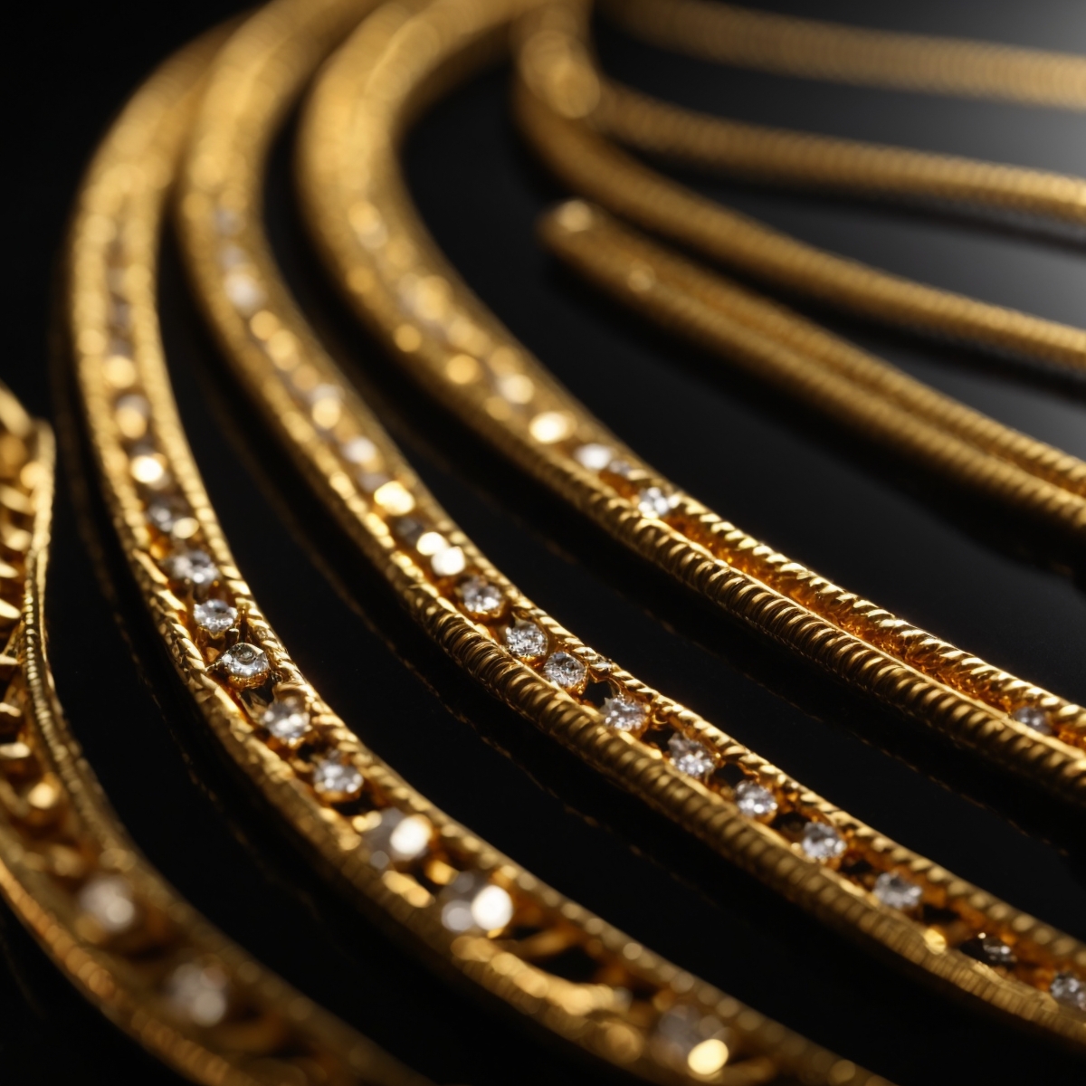 Melouvi Necklace F Silber Gold Elegant